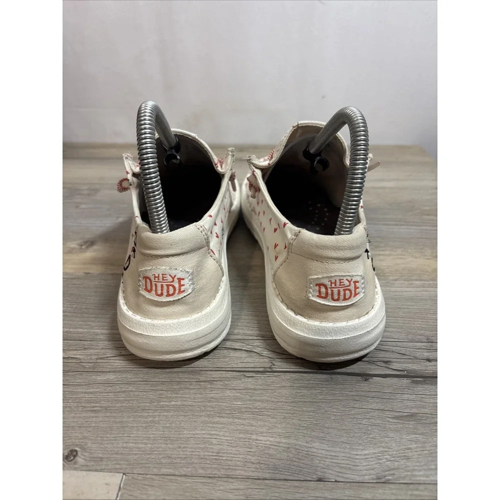 Hey‎ Dude Girls 4 Youth 4 Wendy Hearts Amor Cupid Love Red Slip-On Casual Shoes